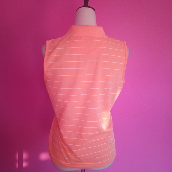 E.P Pro Ladies Sleeveless 1/4 Zip Golf Polo (Size Medium) - Picture 6 of 10